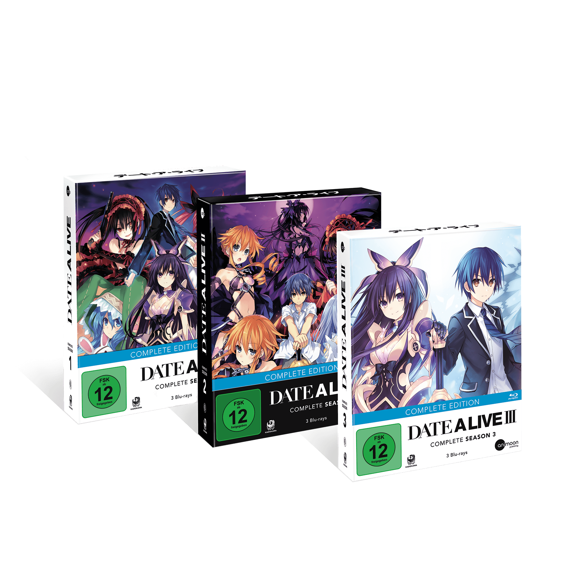 Date A Live - Staffel 1 - 3 Complete Edition Bundle – AniMoon